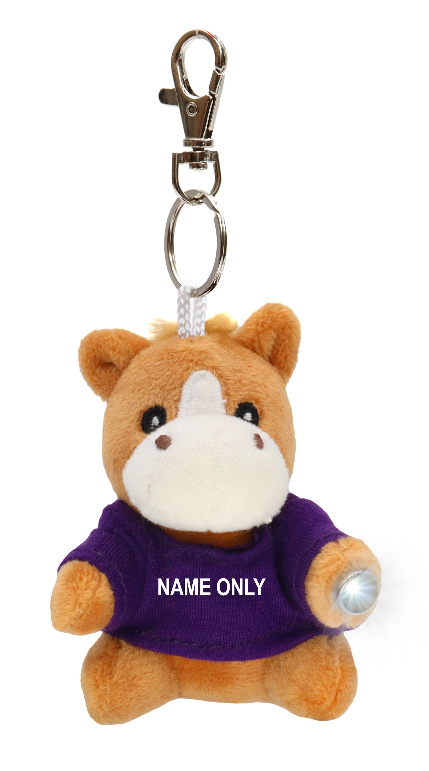 LED Plush Keychain