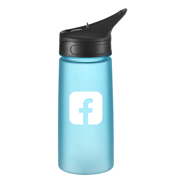 20 Oz. Tritan Frosted Water Bottle with Straw