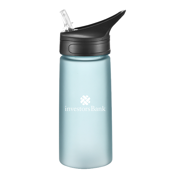 20 Oz. Tritan Frosted Water Bottle with Straw